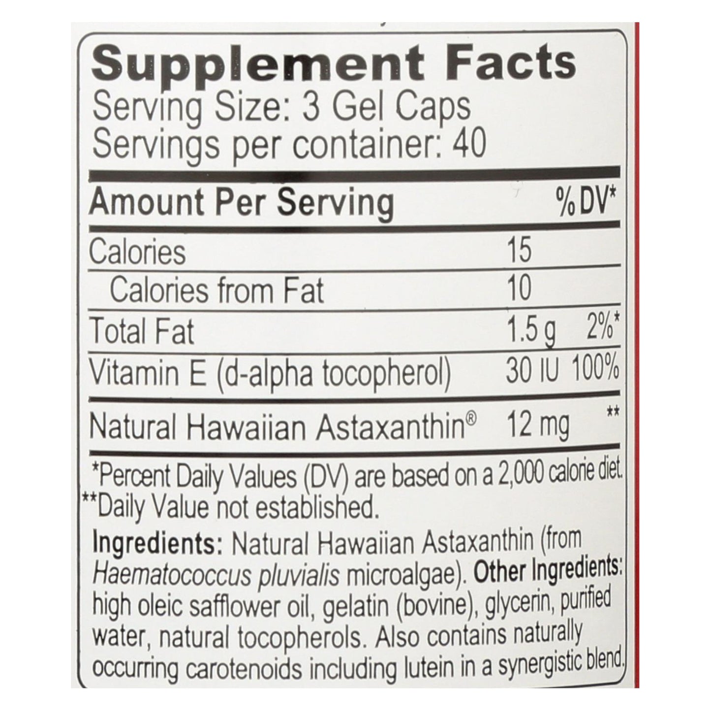 Bioastin 4mg Astaxanthin Microalgae - 1 Each - 120 Cap