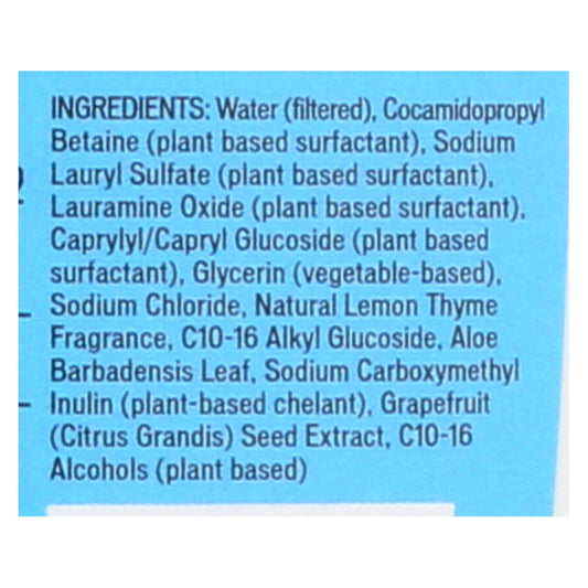 Biokleen Dish Liquid - Natural - Lemon Thyme - 25 Oz - Case Of 6