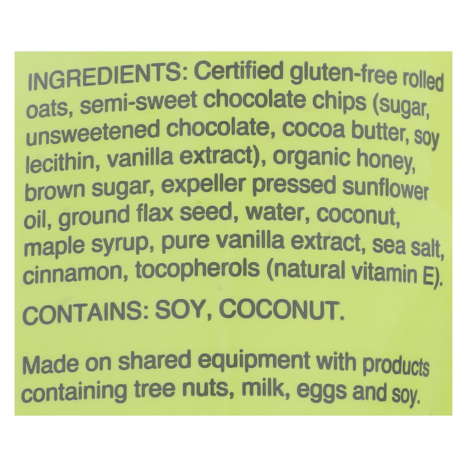 Jessica's Natural Foods Gluten Free Chocolate Chip Granola - Case Of 12 - 11 Oz