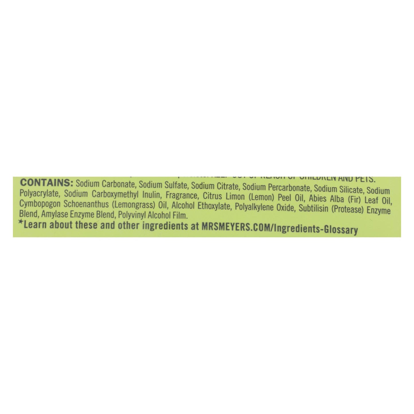 Mrs. Meyer's Clean Day - Automatic Dishwasher Packs - Lemon Verbena - Case Of 6 - 12.7 Oz