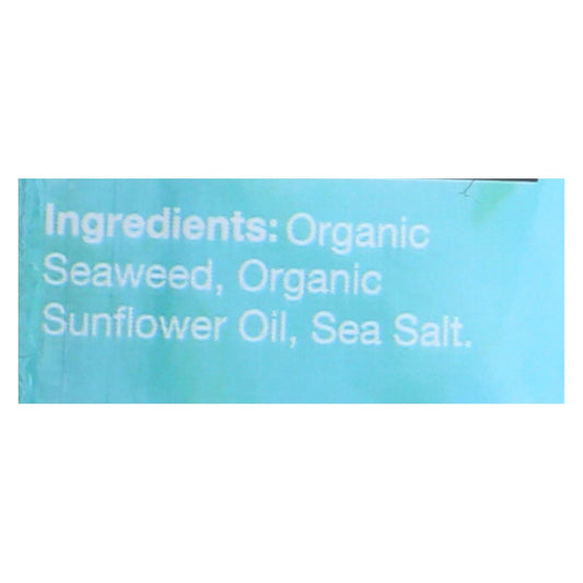 Ocean's Halo Seaweed, Sea Salt Snack - Case Of 12 - .14 Oz