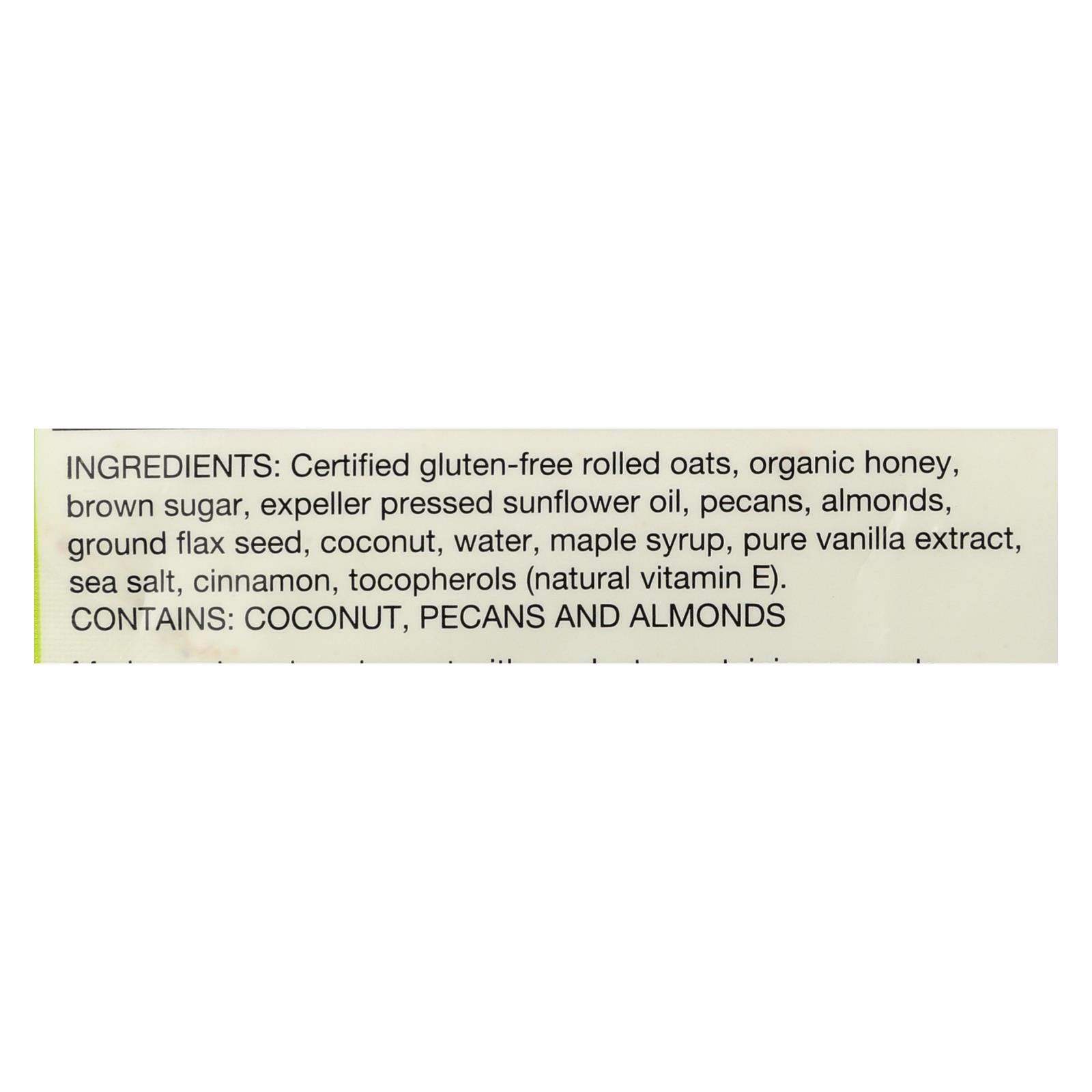 Jessica's Natural Foods Gluten Free Pecan Almond Granola - Case Of 12 - 11 Oz