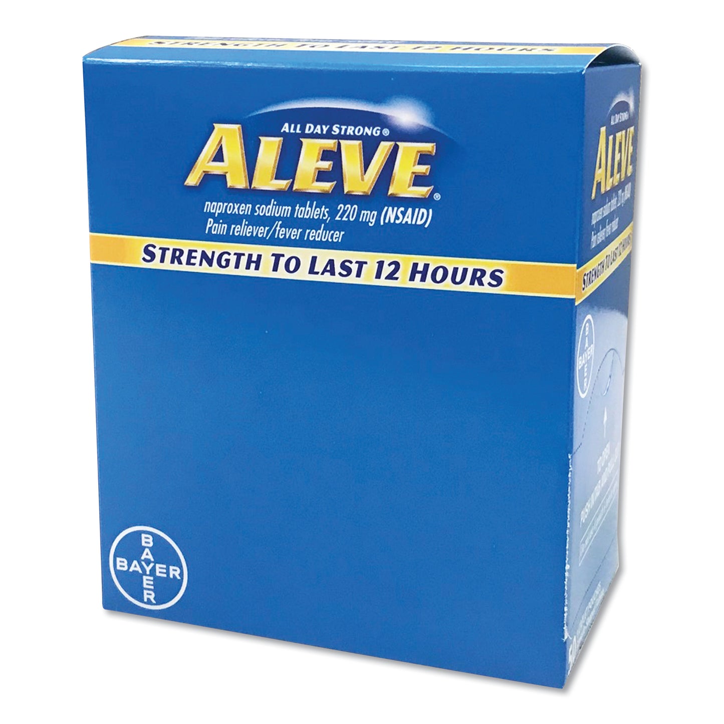 Aleve Pain Reliever Tablets, 50 Packs/Box (PFYBXAL50)