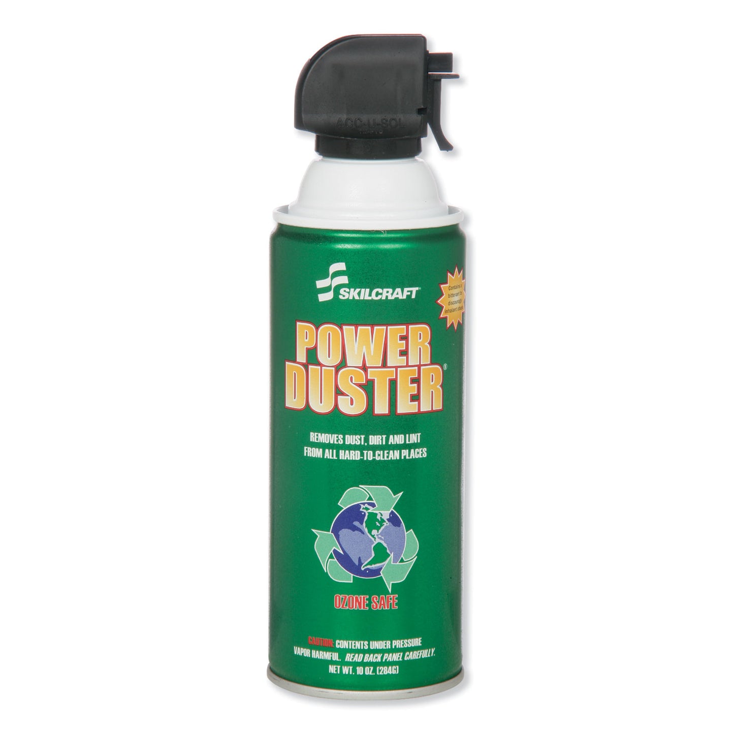 AbilityOne 7930013982473, SKILCRAFT Power Duster, Ozone Safe, 10 oz Can, 6/Box