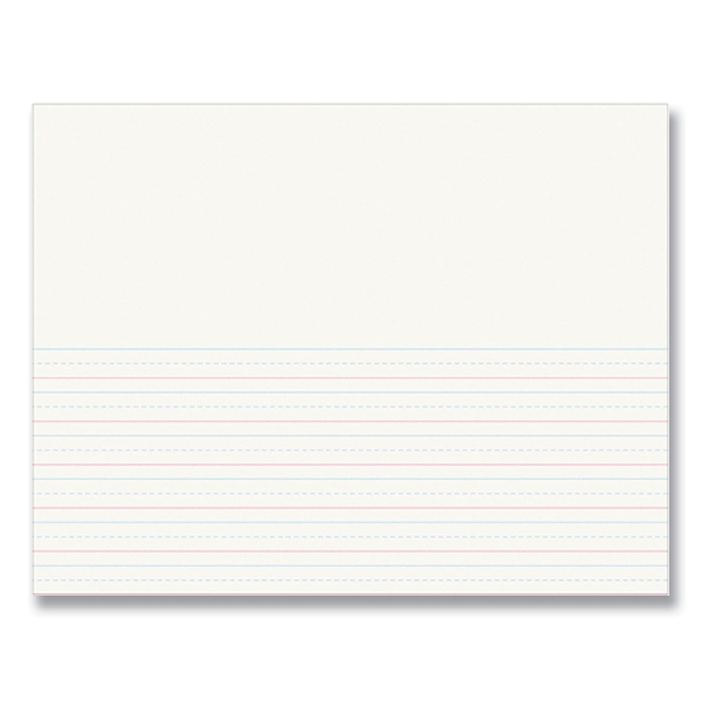 Pacon Multi-Program Picture Story Paper, 30 lb Bond Weight, 1/2" Long Rule, One-Sided, 8.5 x 11, 500/Pack (PAC2693)