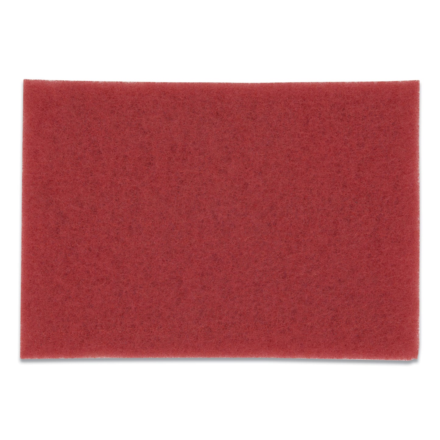 3M Low-Speed Buffer Floor Pads 5100, 20 x 14, Red, 10/Carton (MMM59258)