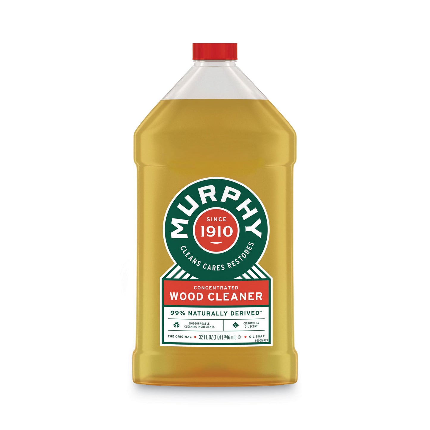 Murphy Oil Soap Original Wood Cleaner, Liquid, 32 oz Bottle (CPC01163)
