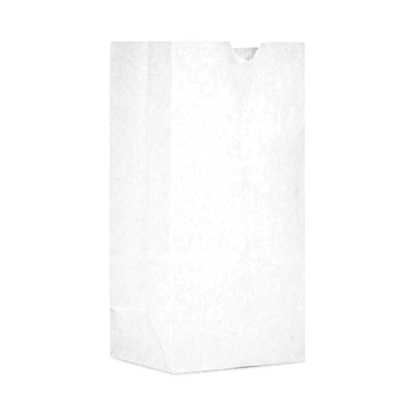 AJM Packaging Grocery Bag, 7" x 3.5" x 10.5", White, 500/Carton (BAGGW1500)