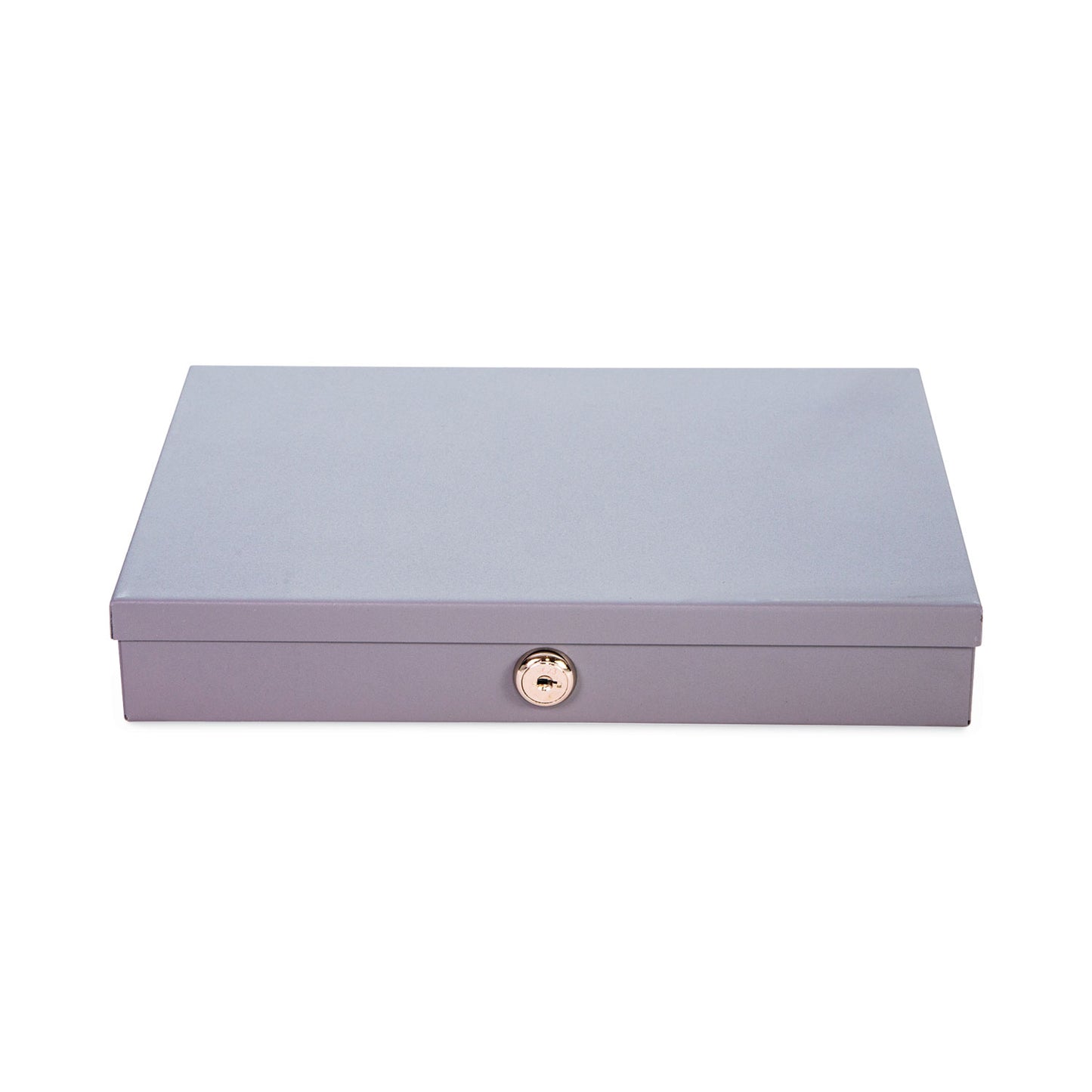 CONTROLTEK Heavy Duty Low Profile Cash Box, 6 Compartments, 11.5 x 8.2 x 2.2, Gray (CNK500126)