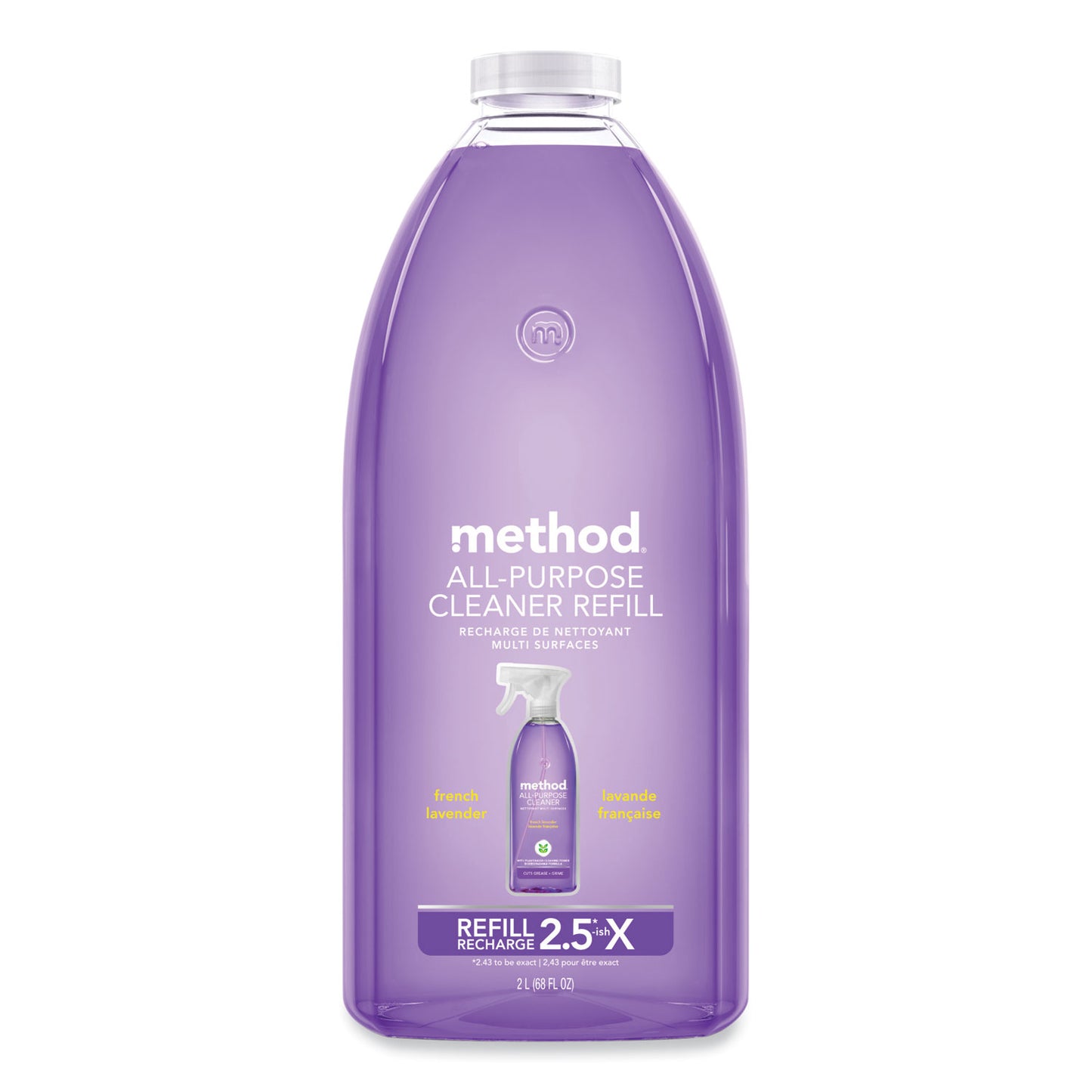 Method All-Purpose Cleaner Refill, French Lavender, 68 oz Refill Bottle (MTH01930)