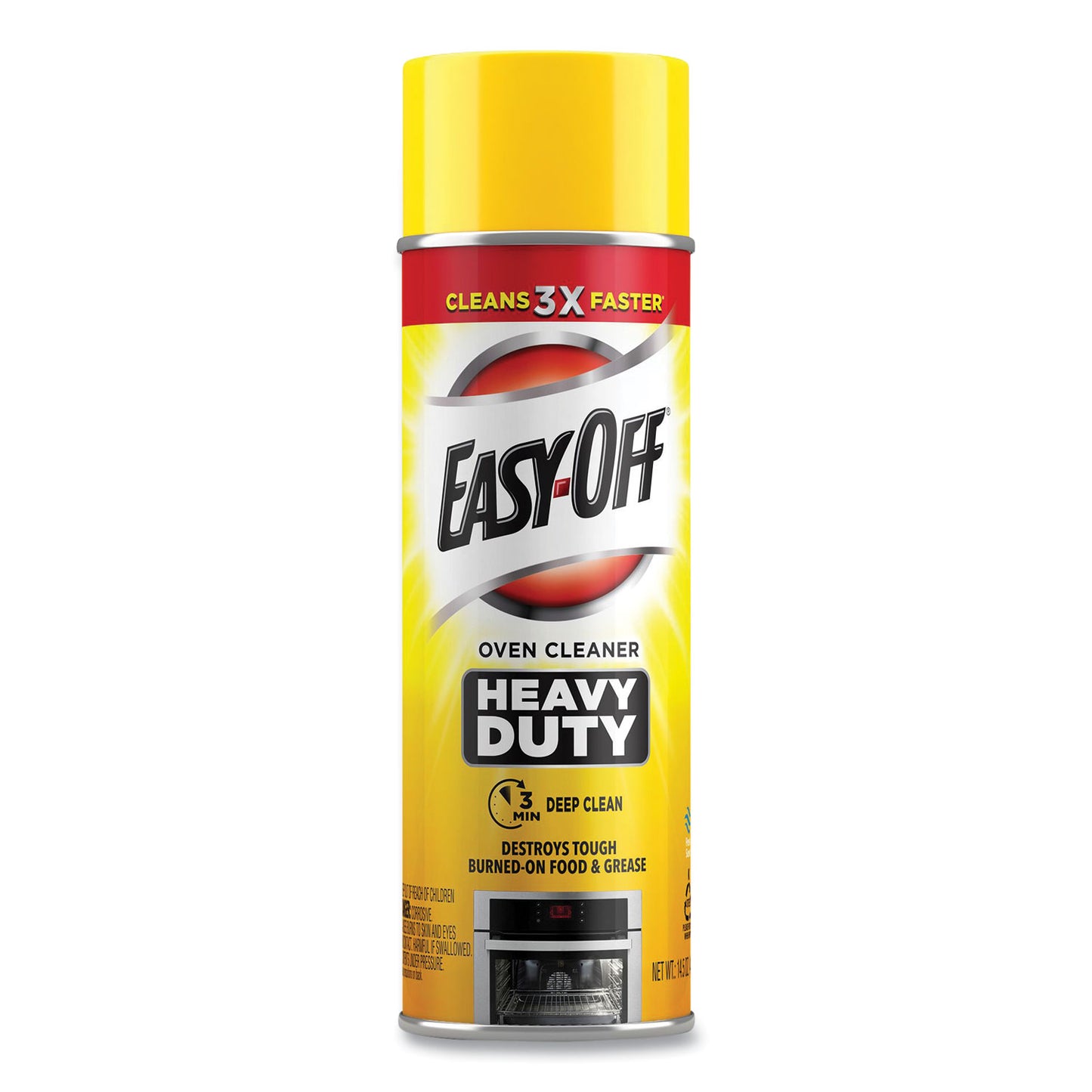 EASY-OFF Heavy Duty Oven Cleaner, Fresh Scent, Foam, 14.5 oz Aerosol Spray (RAC87979)