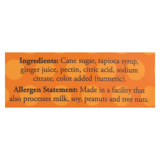 The Ginger People Gin Gins Ginger Spice Drops - Case Of 12 - 3.5 Oz