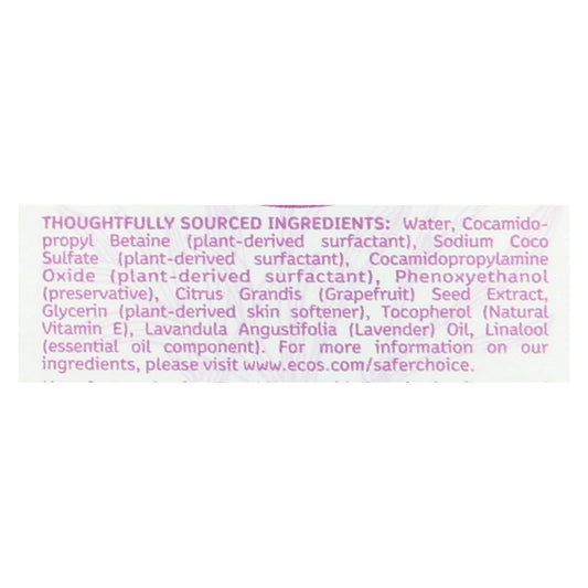 Earth Friendly Hand Soap - Lavender - Case Of 6 - 17 Fl Oz.