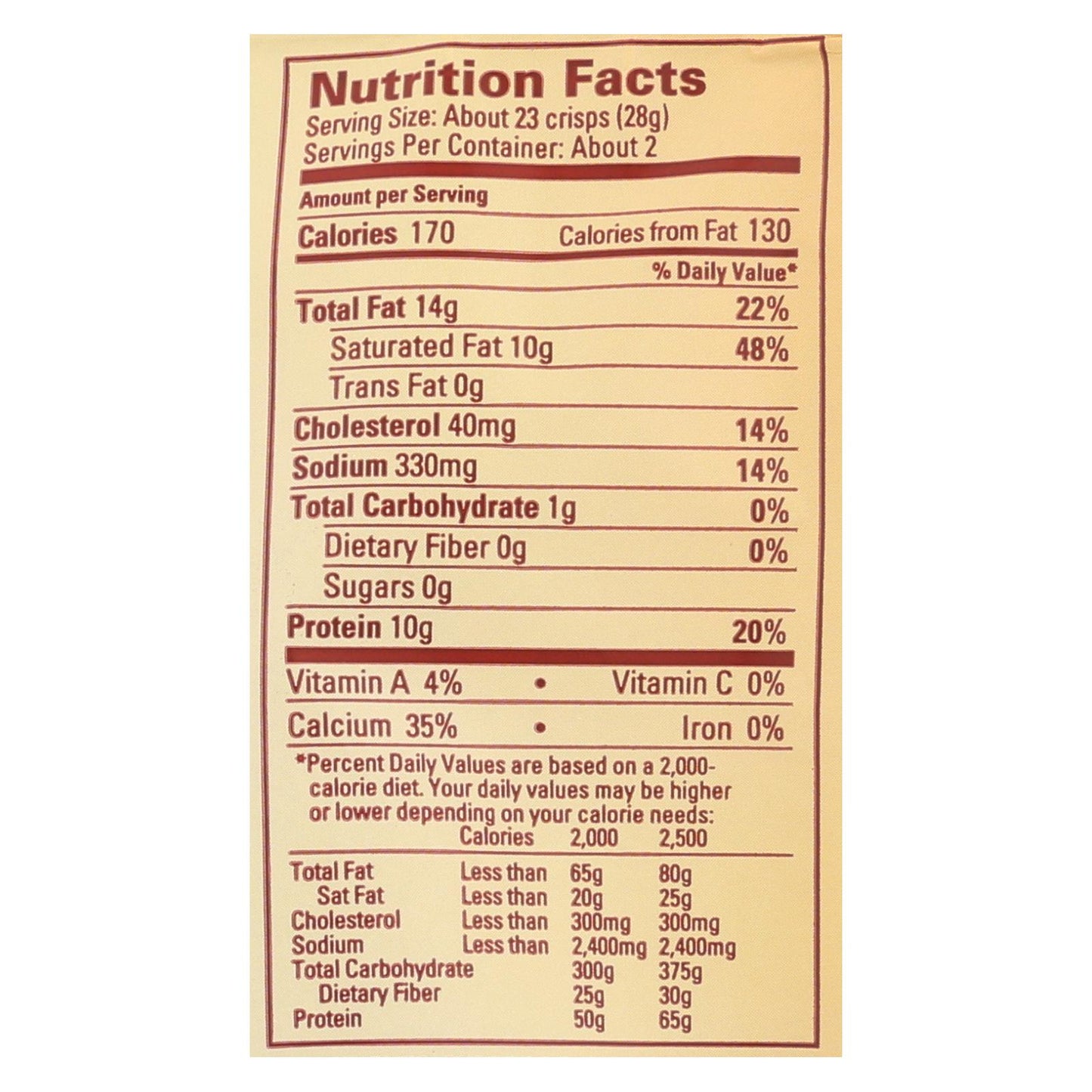 Cello Cheddar Cheese Whisps - Case Of 12 - 2.12 Oz