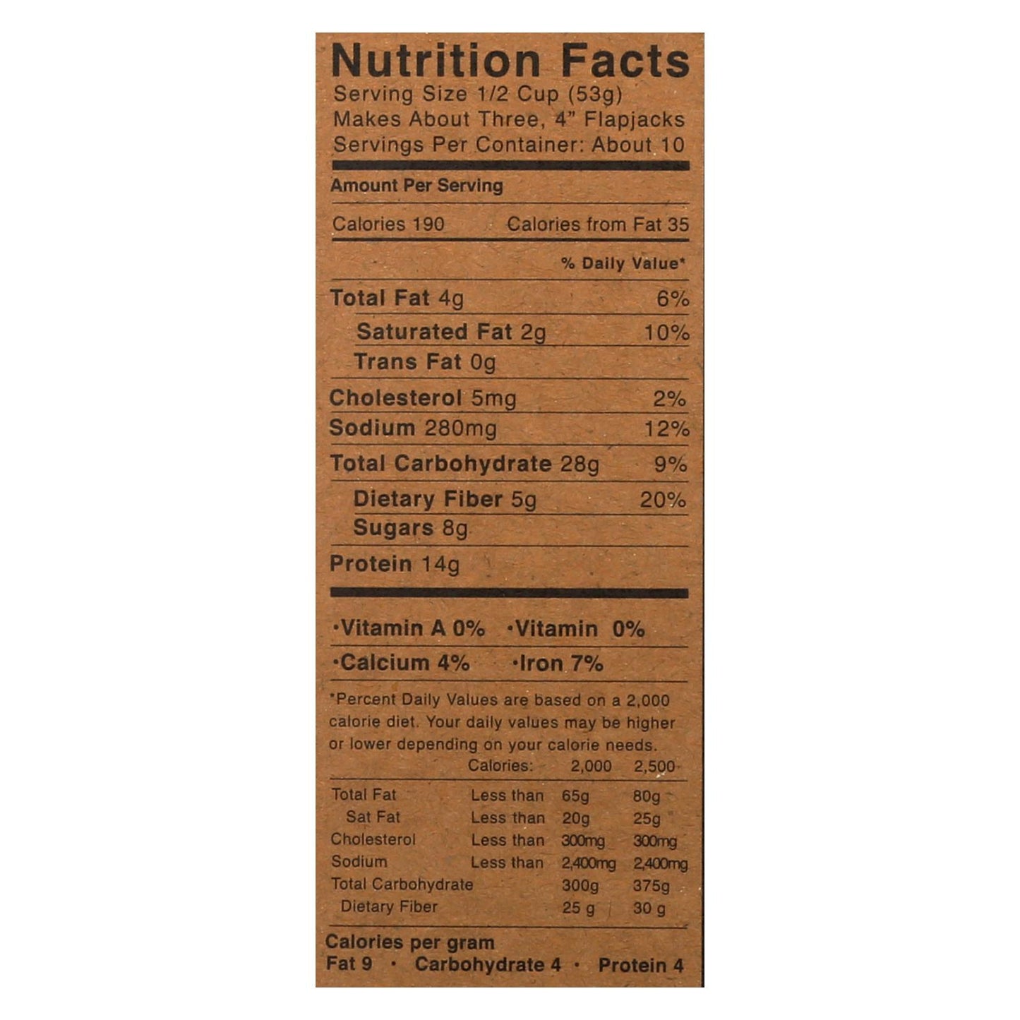Kodiak Cakes Power Cakes Dark Chocolate Flapjack And Waffle Mix - Case Of 6 - 18 Oz