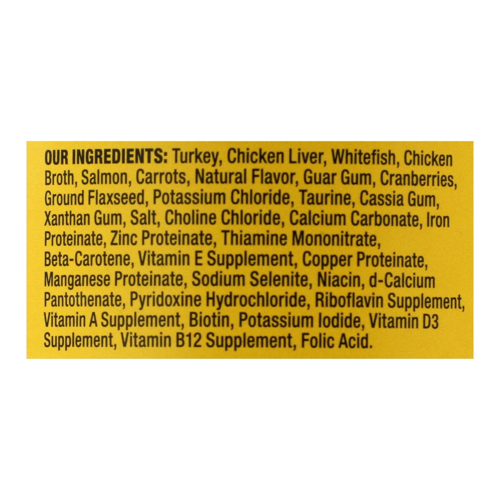Wellness Pet Products Cat Food - Turkey And Salmon Recipe - Case Of 12 - 12.5 Oz.
