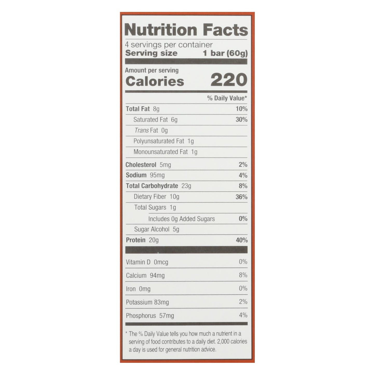 One Brands Protein Bar Maple Glazed Doughnut - Case Of 12 - 60 Grm