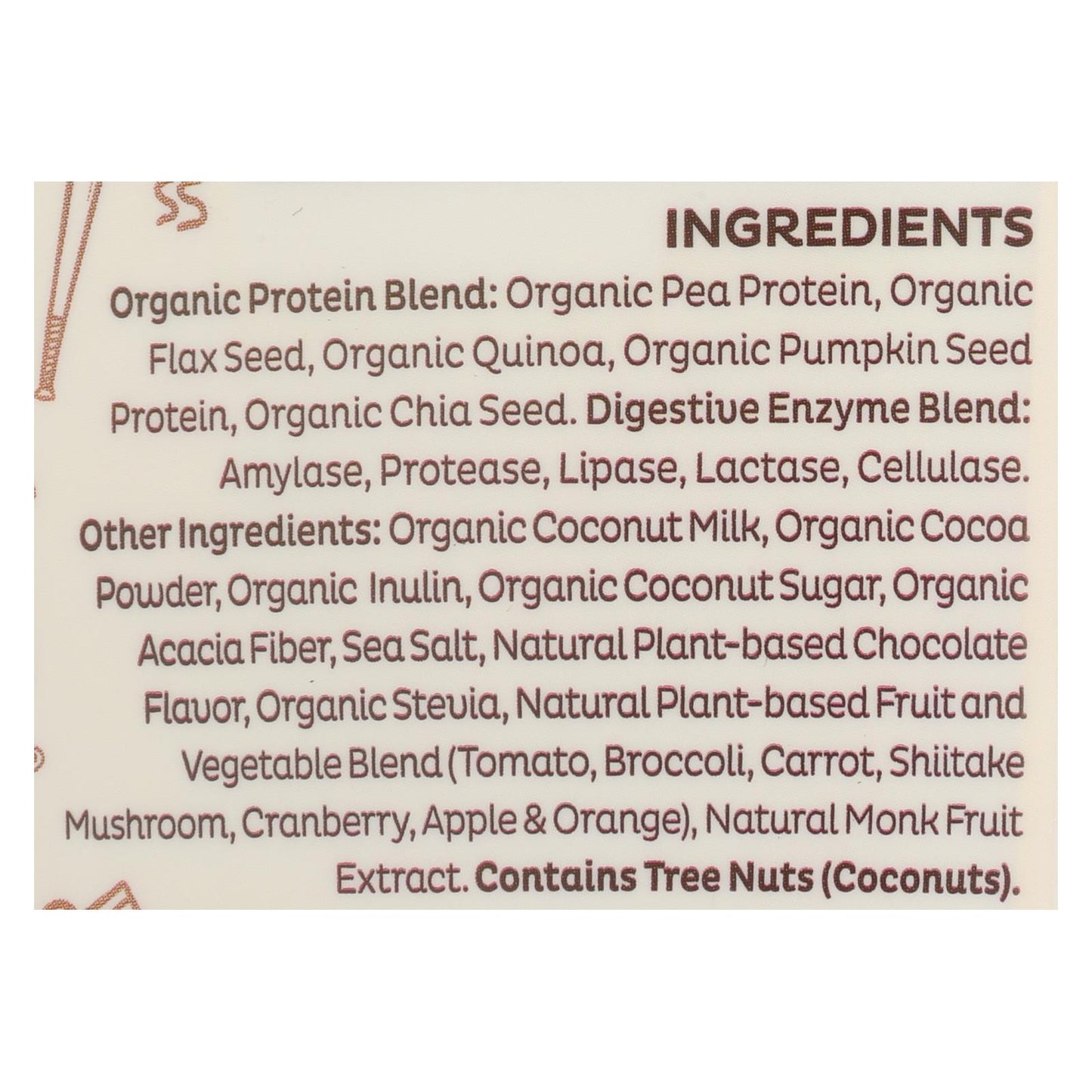 Kos - Protein Powder Chocolate - 1 Each -19.6 Oz