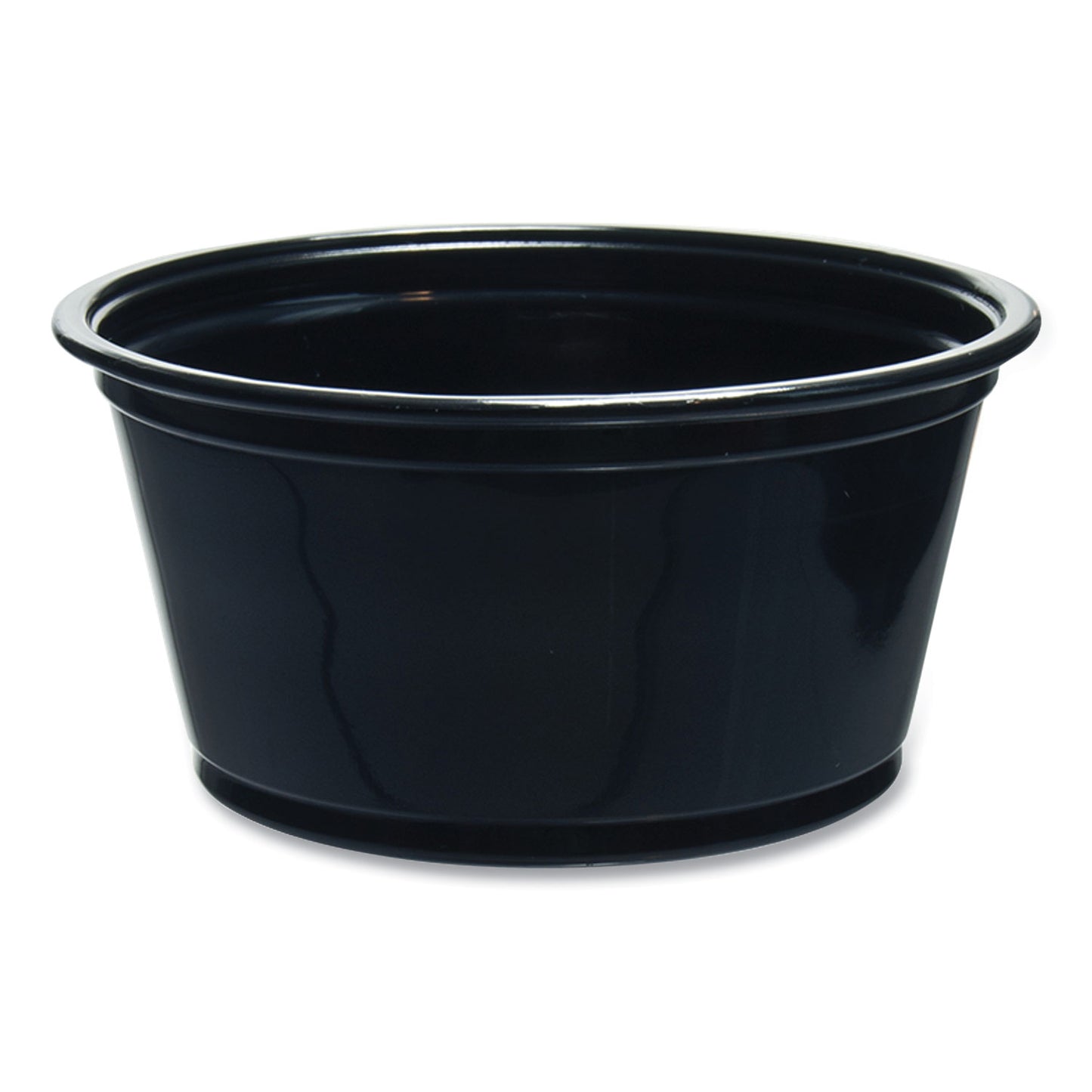 Dart Conex Complements Portion/Medicine Cups, 2 oz, Black, 125/Bag, 20 Bags/Carton (DCC200PCBLK)