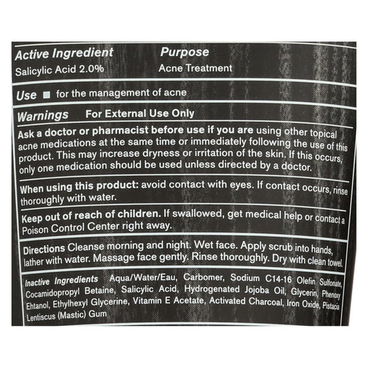 Every Man Jack Face Scrub - Skin Clearing - 4.2 Oz