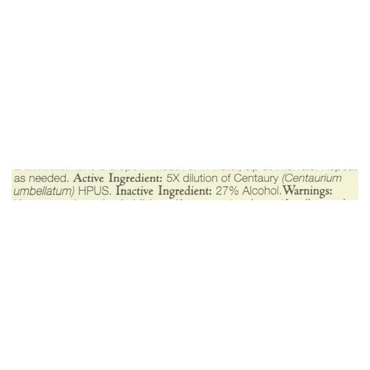 Bach Flower Remedies Essence Centaury - 0.7 Fl Oz