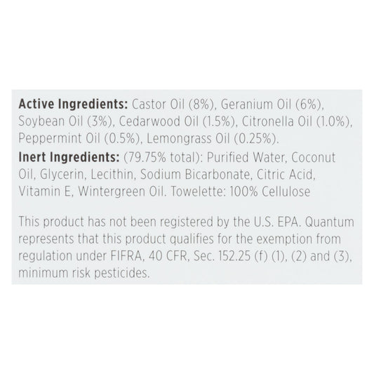 Quantum Research Buzz Away Towelettes - 12 Pack