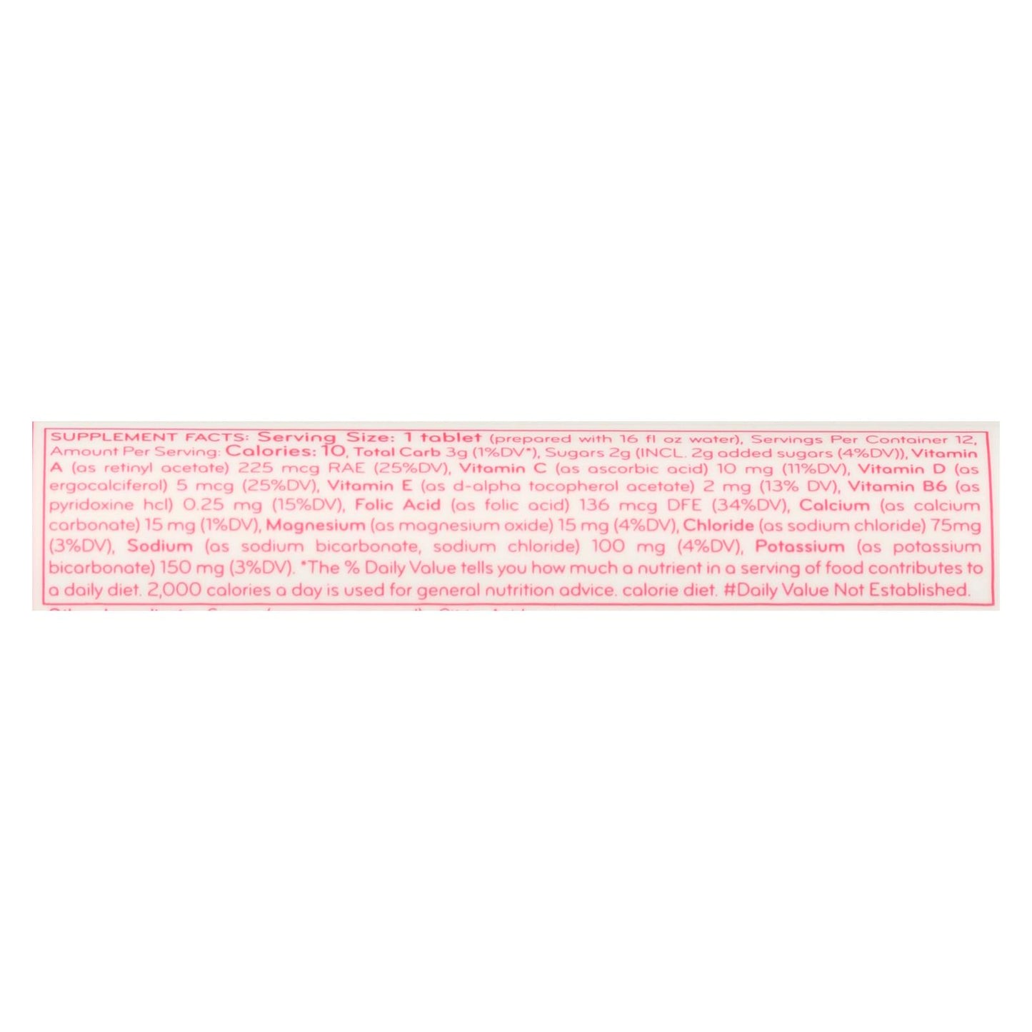 Nuun Vitamins Drink Tab - Grapefruit - Ornge - Case Of 8 - 12 Tab