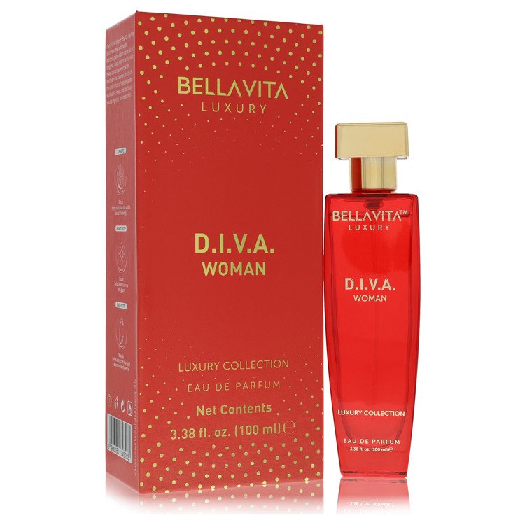 Bellavita Luxury D.i.v.a by Bellavita Eau De Parfum Spray 3.38 oz for Women