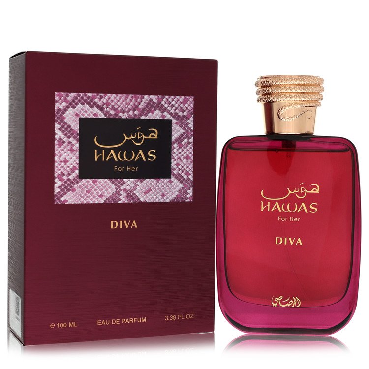 Hawas Diva by Rasasi Eau De Parfum Spray 3.38 oz for Women