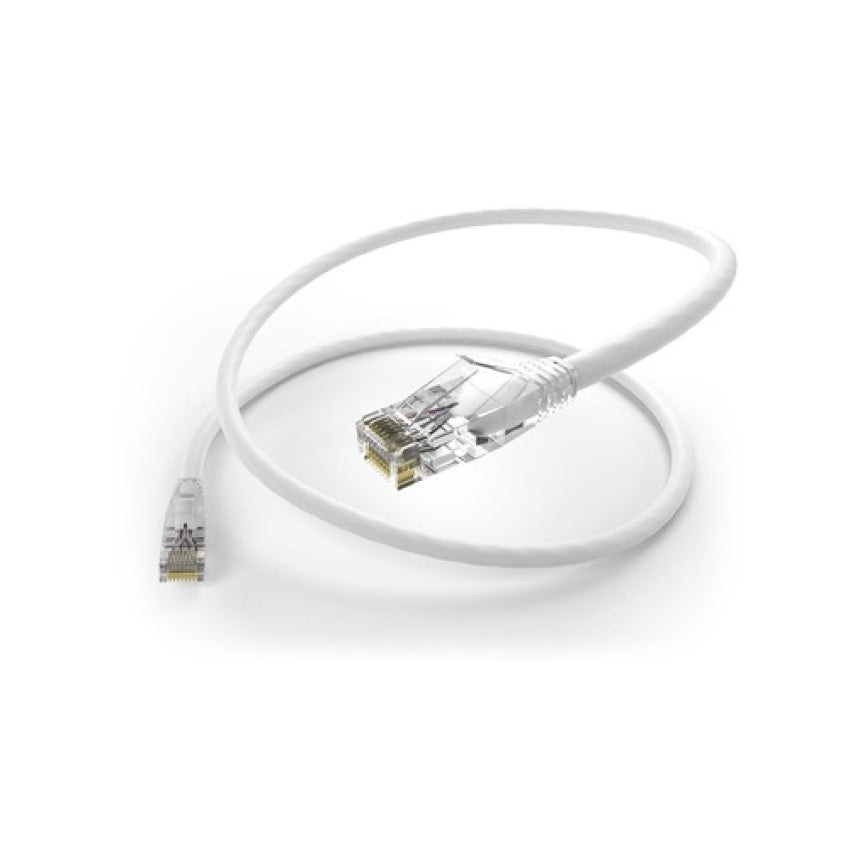 Uncommonx 1ft White Cat6 Clearfit Patch Cable (10242)