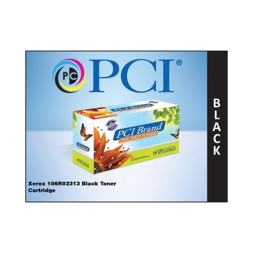 PCI Brand Compatible Xerox 106r02313 Black Toner Cartridge 11000 Page Yield For Xerox Phaser 3325/3325dni (106R02313PCI)