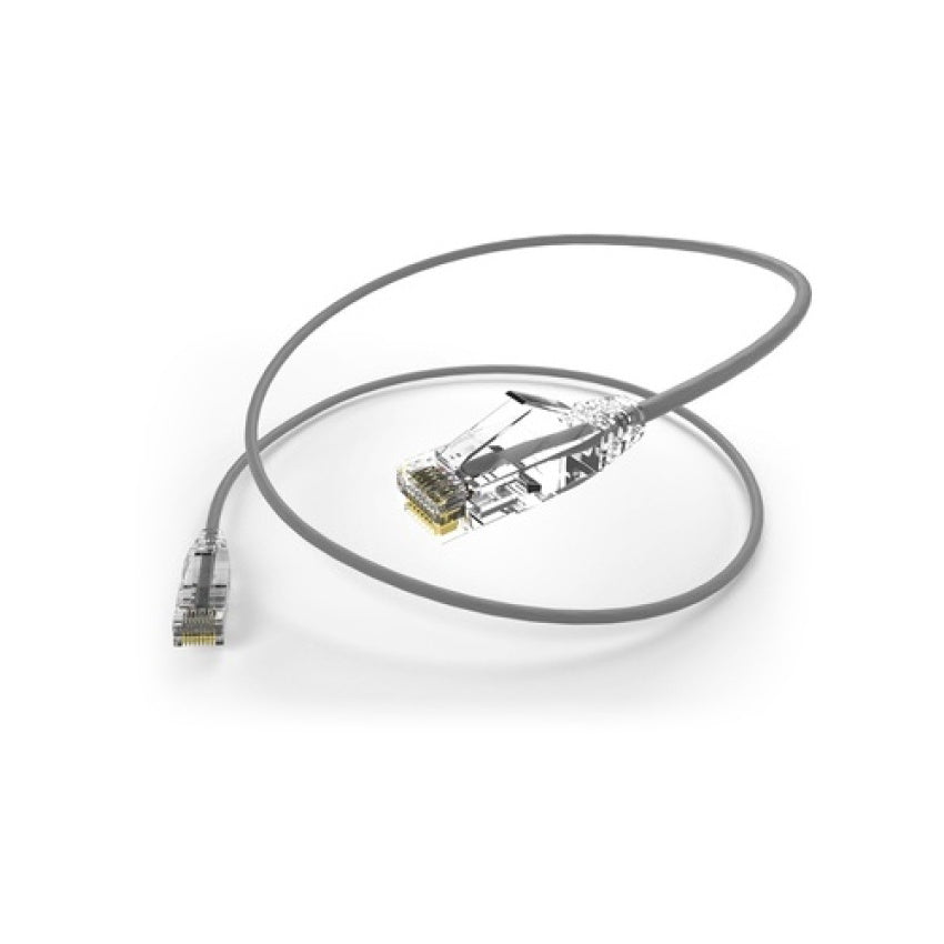 Uncommonx 6ft Cat6 Clearfit Slim Patch Cable Gray (CS606FGRY)