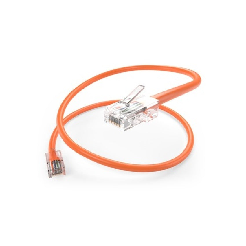 Uncommonx 15ft Orange Cat5e Patch Cable No Boots (PC5E15FORG)