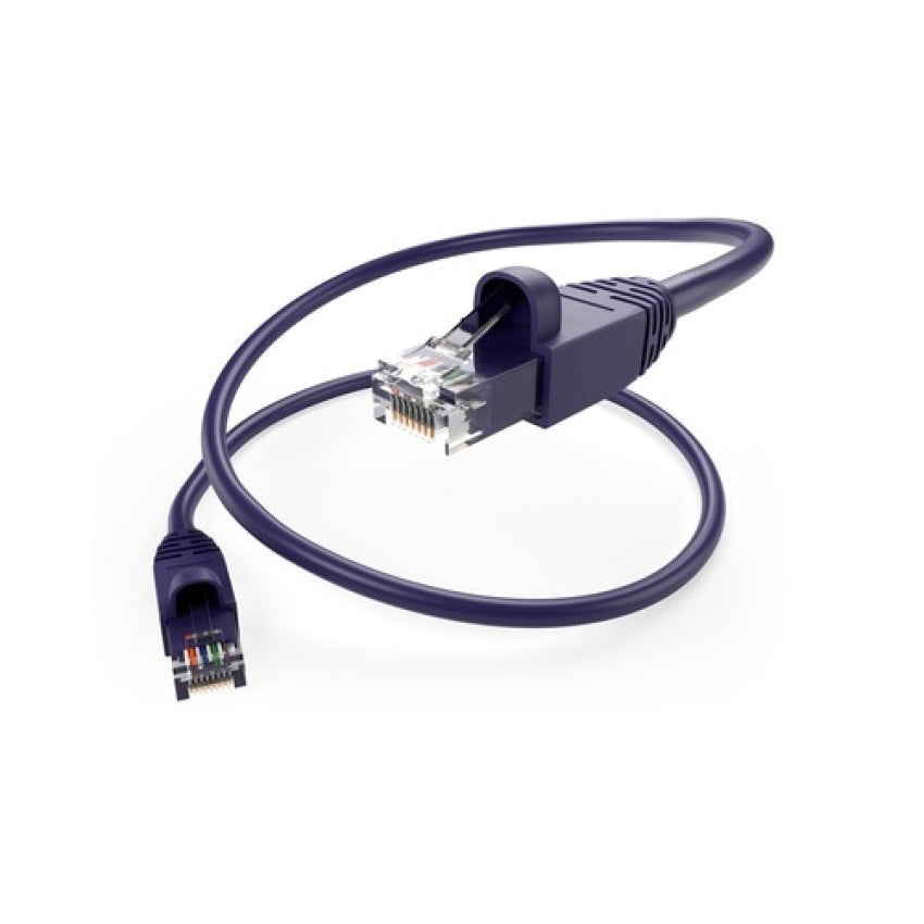 Uncommonx 4ft Purple Cat6a 10 Gig Patch Cable (PC6A04FPURS)