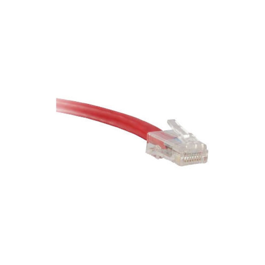 Enet Solutions Cat6 Red 10ft No Boot Patch Cable (C6RDNB10ENC)