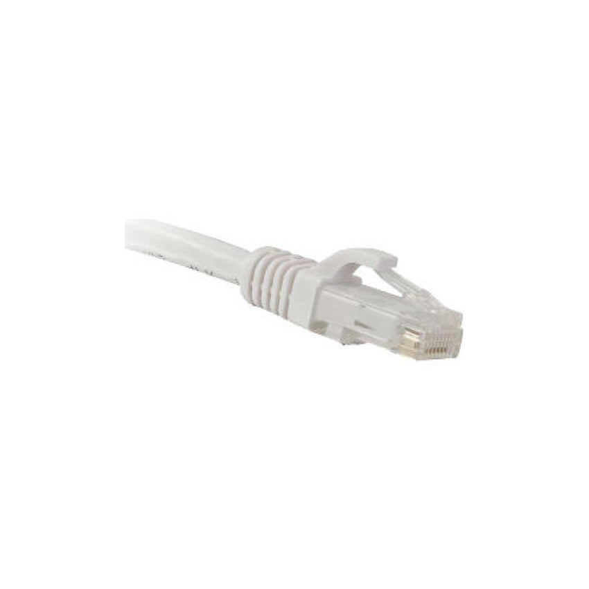 Enet Solutions Cat6 White 10ft Molded Boot Patch Cbl (C6WH10ENC)