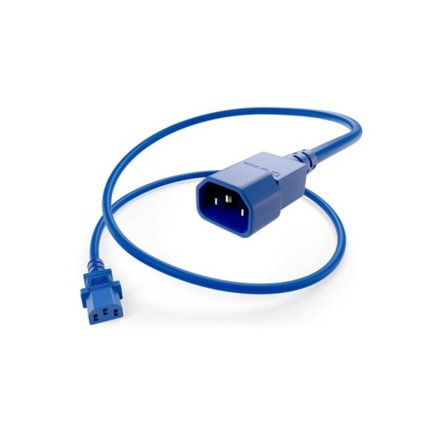 Uncommonx Power Cord C13 To C14 15amp Blue 4ft (C13C1415A04FBLU)