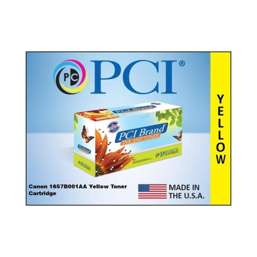 PCI Brand Canon 111 1657b001 Yellow Toner Cartridge 6k Yield For Canon Mf-9150/mf9170/mf9220/mf9280/imagerunner Lbp-5360/lbp-5400/mf-9130/1657b001aa (1657B001AAPCI)