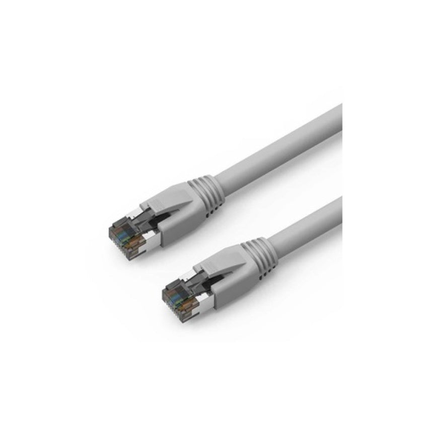 Axiom 1ft Cat8 Shielded Cable (gray) (C8SBSFTPG1AX)