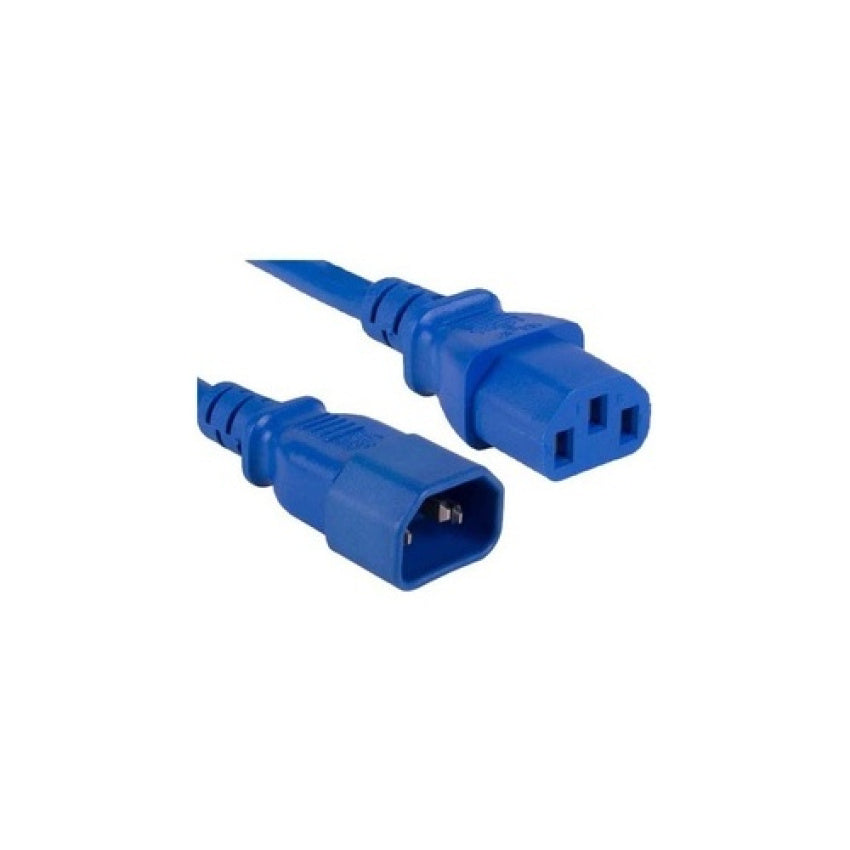 Enet Solutions C13 To C14 10ft Blue Pwr Extension Cord (C13C14BL10FENC)