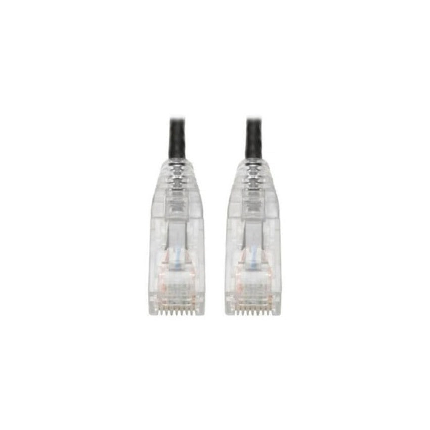 Tripp Lite Cat6 Gigabit Snagless Utp Slim Black 2ft (N201S02BK)