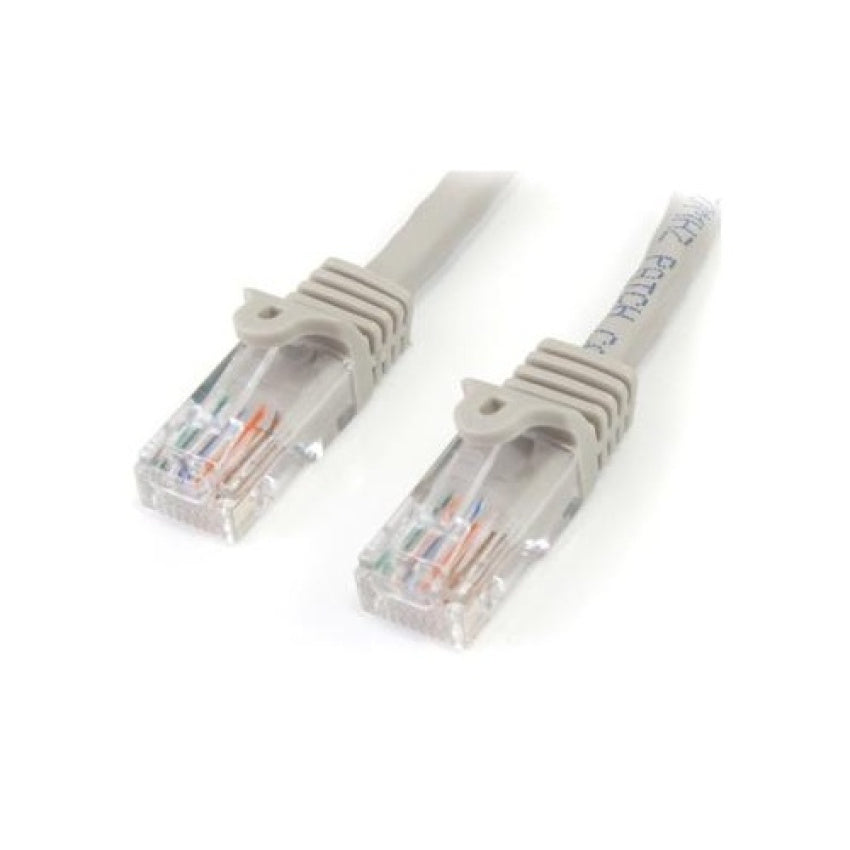 StarTech 20ft Gray Cat5e Snagless Utp Patch Cable (45PATCH20GR)