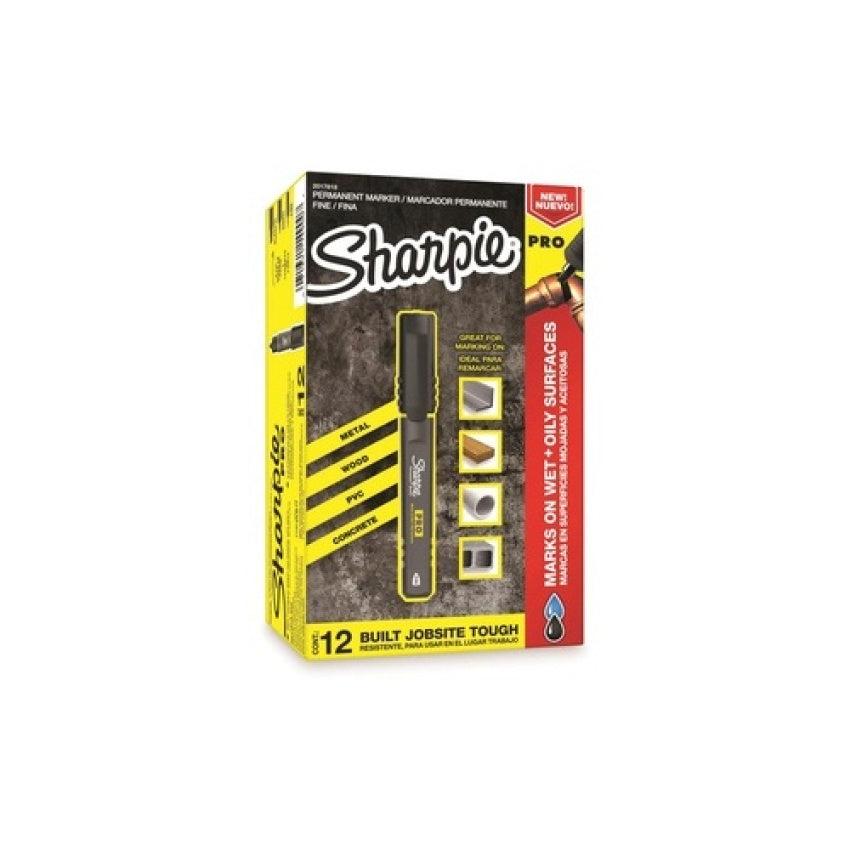 DYMO Sh Pro Fine O/s Black-12 Pack (2017818)