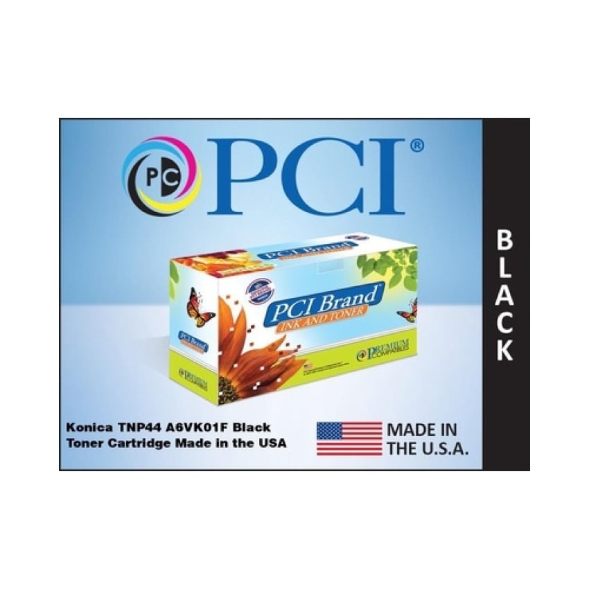 PCI Brand Konica Minolta A6vk01f Tnp-44 Xl Black Toner Cartridge 20000 Page High Yield For Konica-minolta Bizhub 4050, Bizhub 4750, Tnp44 Black Toner (A6VK01FPCI)