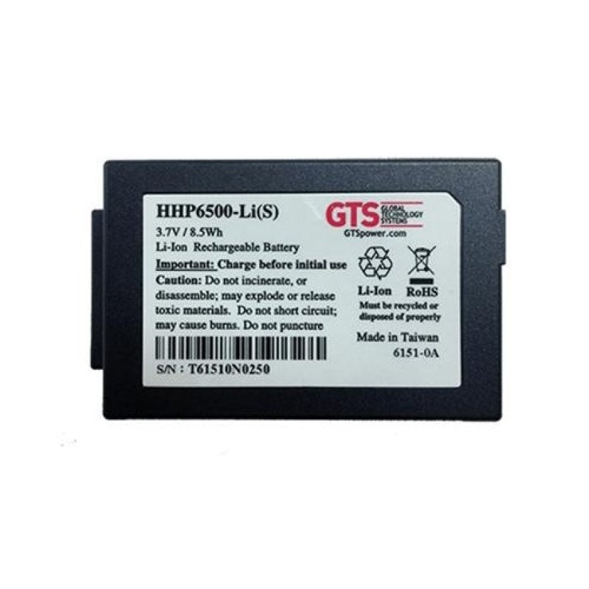 Global Technology Systems The Hhp6500-li(s) Is The Battery For The Honeywell Hhp6500 Handheld Computer. 2300 Mah, Li-ion, 3.7 Volts, 12 Month Warranty. Oem P/n: 6000-btsc (HHP6500LI(S))