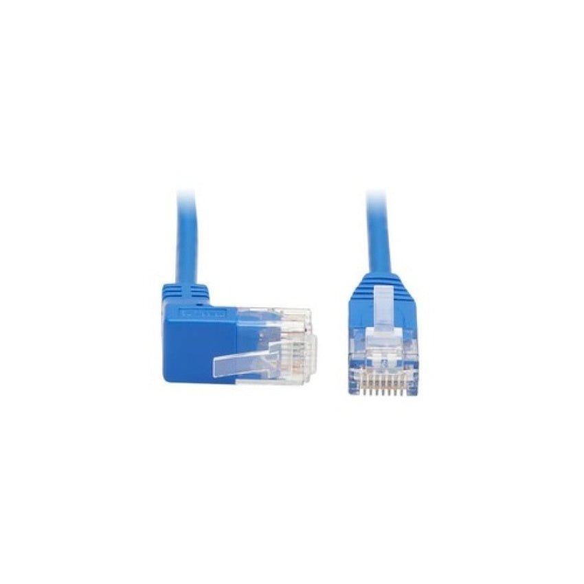 Tripp Lite Cat6 Cable Up Angle Slim M/m Blue 2ft (N204S02BLUP)