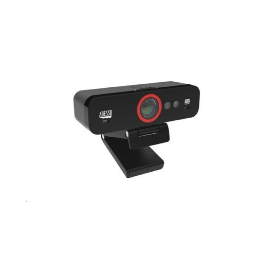 Adesso 1080p Fixed Focus Usb Webcam With Windows Hello Compatibility. (CYBERTRACKF1)