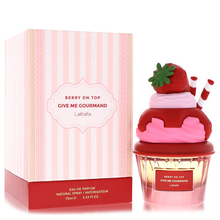 Lattafa Gourmand Berry on Top by Lattafa Eau De Parfum Spray (Unisex) 2.5 oz for Women