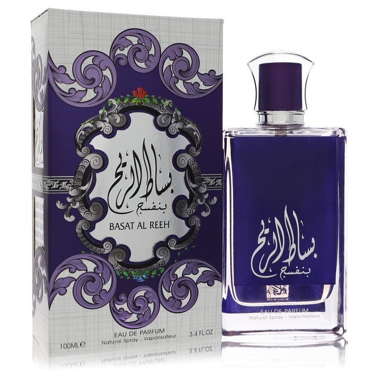 Rihanah Basat Al Reeh Purple by Rihanah Eau De Parfum Spray (Unisex) 3.4 oz for Men