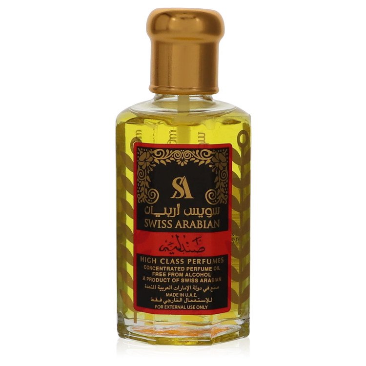 Swiss Arabian Sandalia by Swiss Arabian Concentrated Perfume Oil Free From Alcohol (Unisex Red Unboxed) 3.21 oz for Women